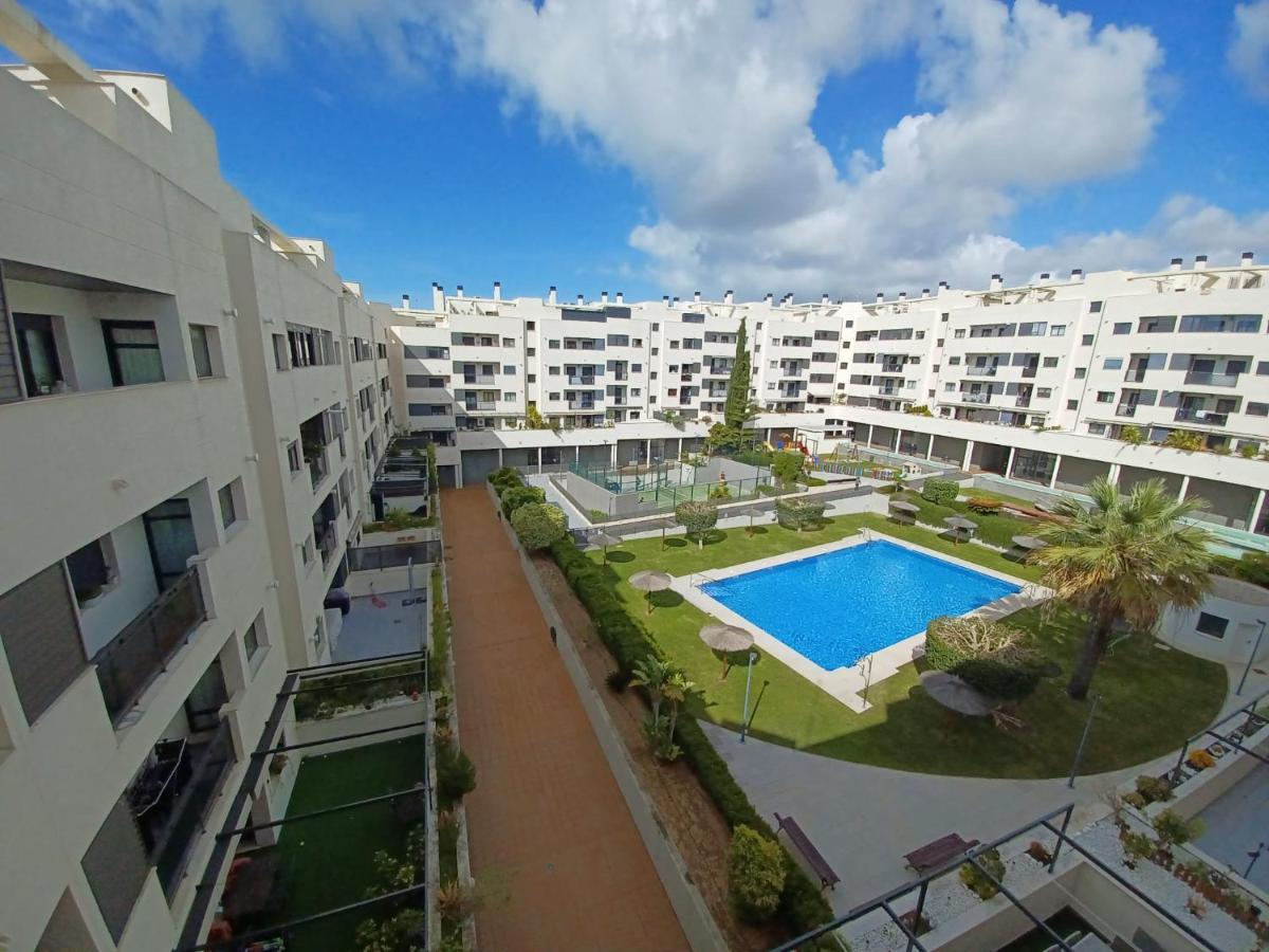 Magnifico Apartamento En El Pto De Sta Maria, Aire Acc, Piscina, Zona Ninos Y Padel El Puerto de Santa María Eksteriør billede